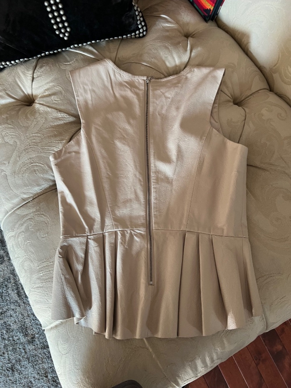 Bebe leather top - Picture 2 of 3